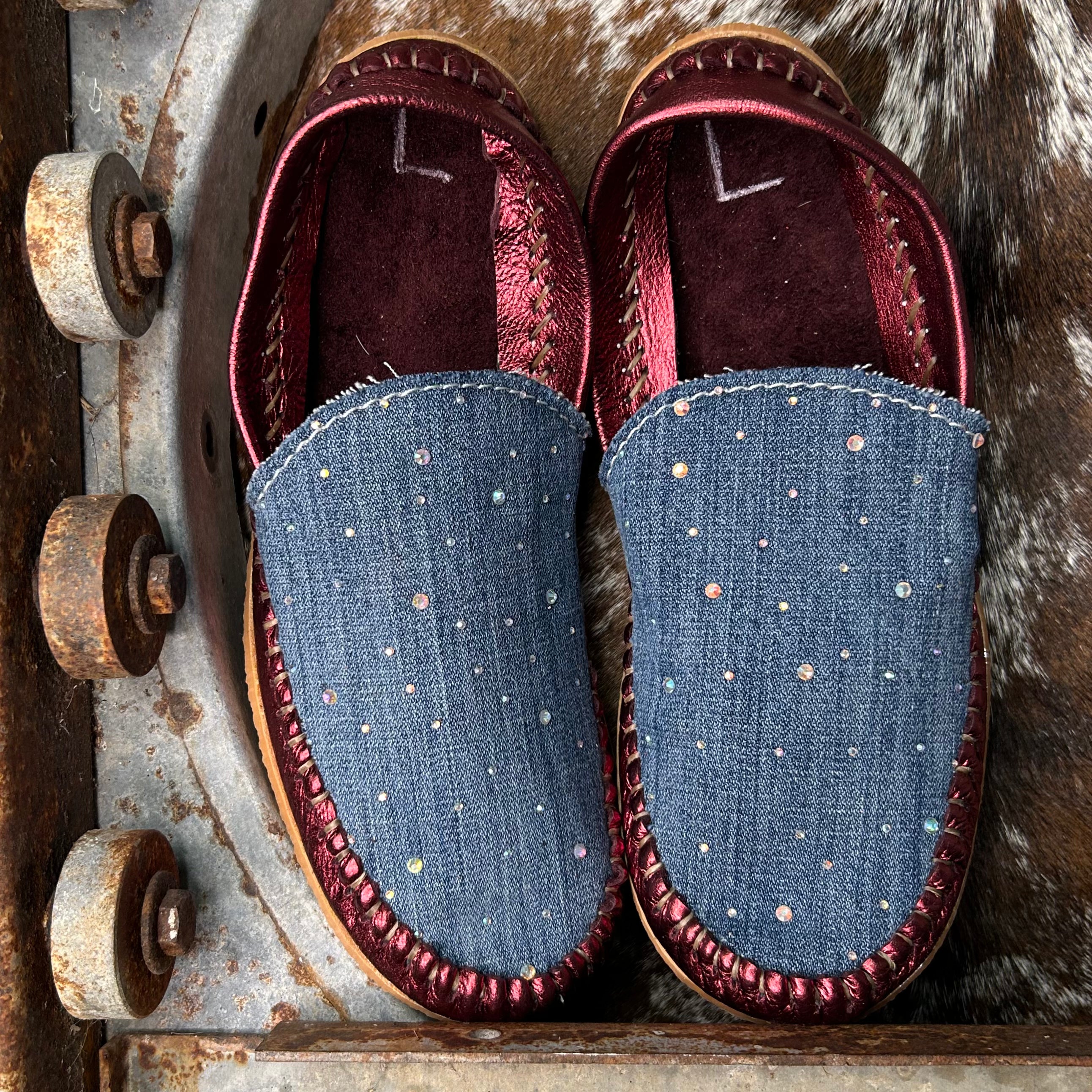 Rhinestone dayworkers (size 8)