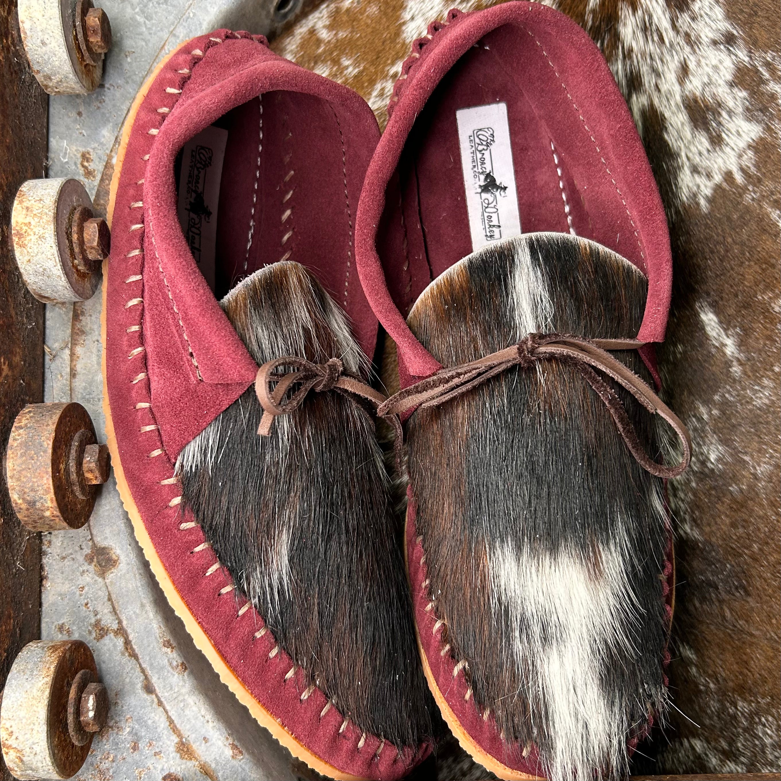 Cowhide Muleys (Size 11)