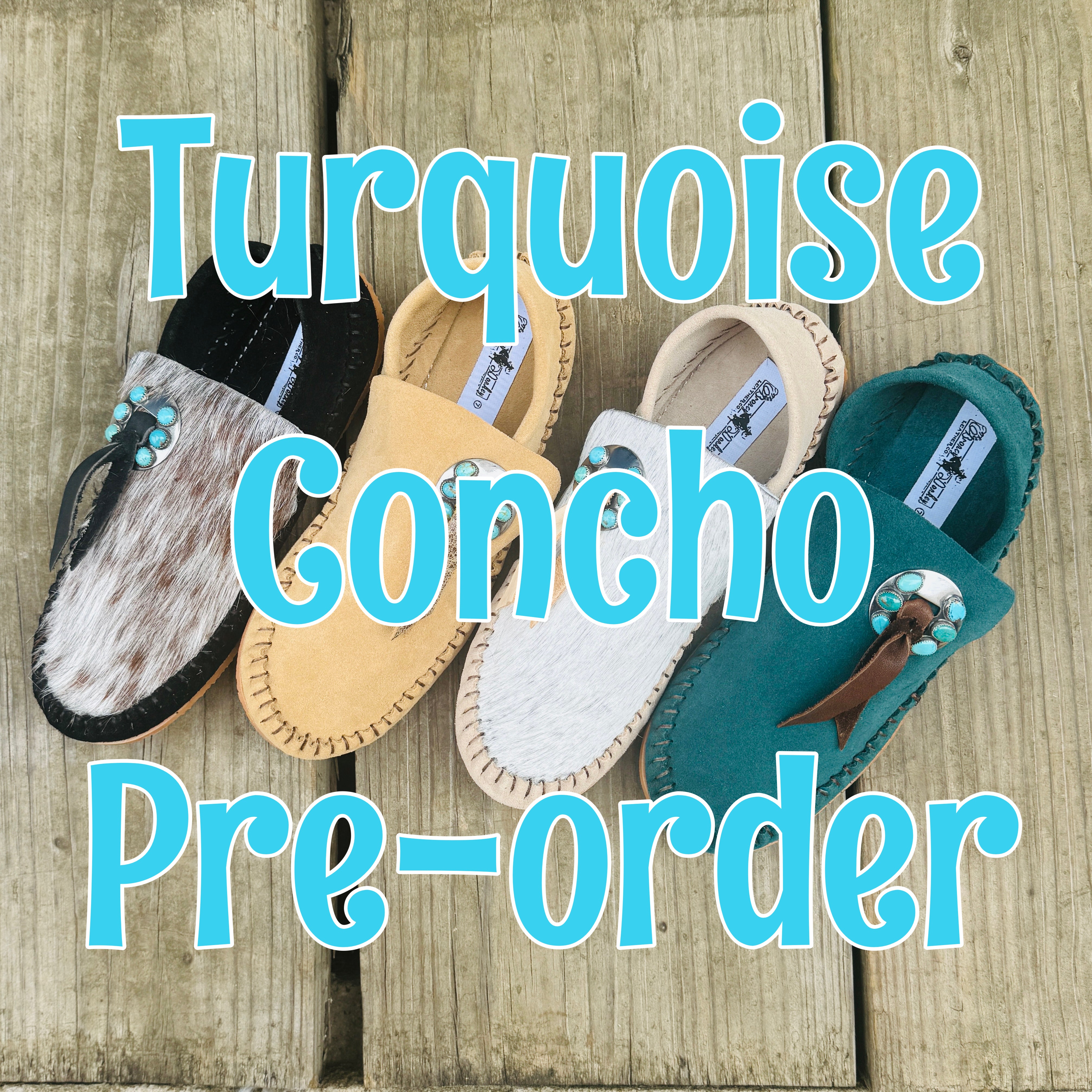 Turquoise Concho PREORDER (please read description)