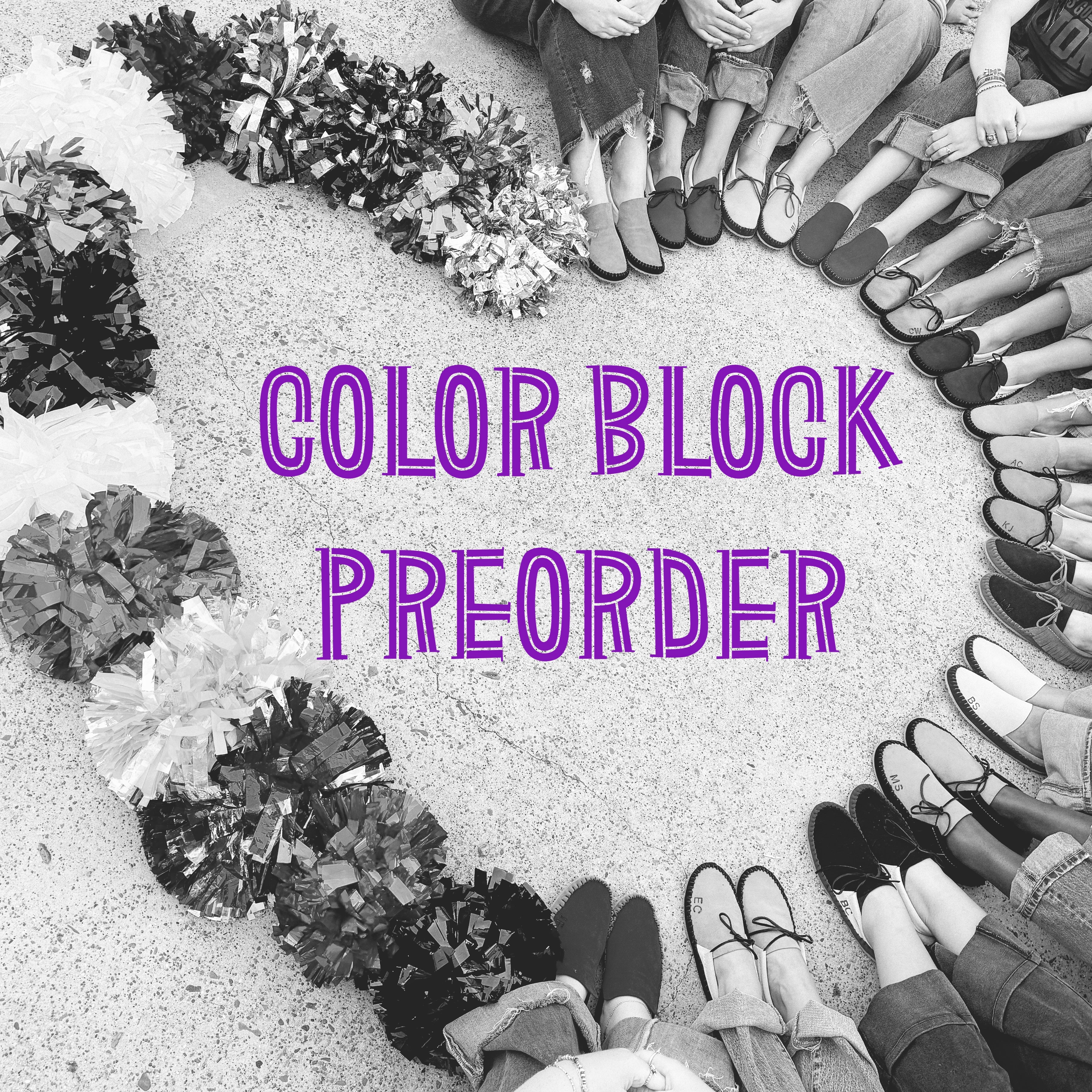 Colorblock PREORDER (please read description!)