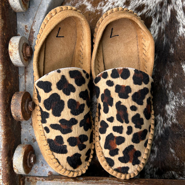 Leopard mule (size 9)