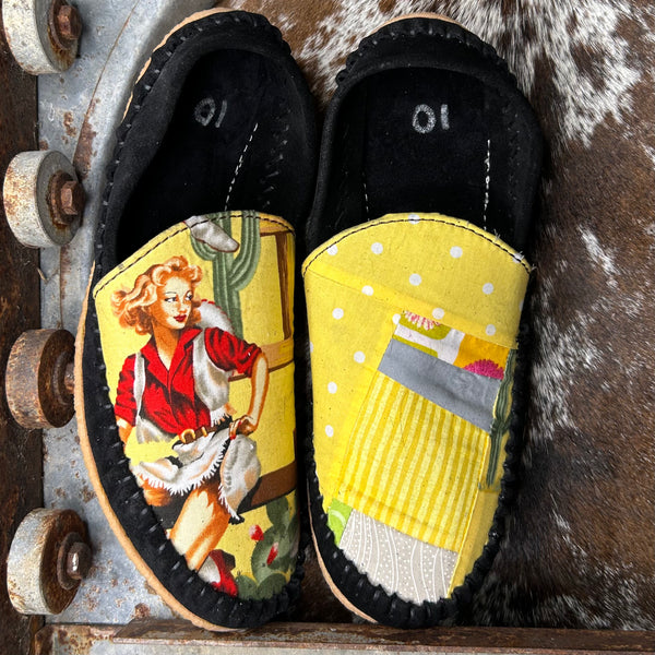Quilted Mules (size 10)