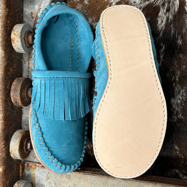 Fringe Dayworkers (size 6, leather soles)