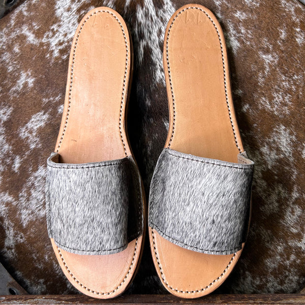Cowhide Slides (size 11)