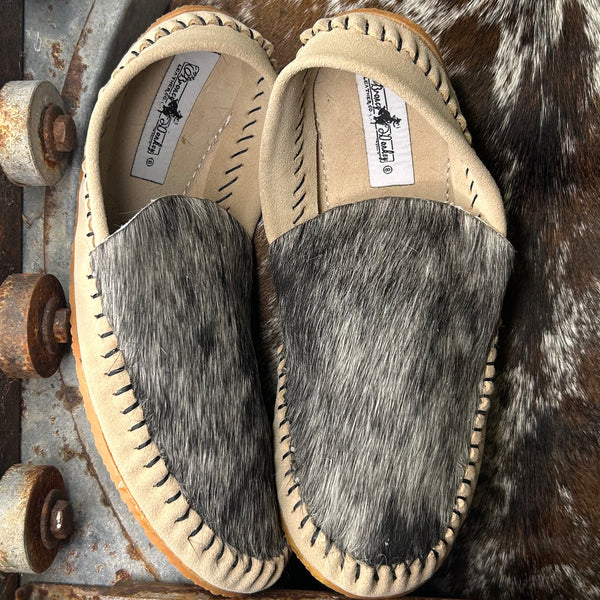 Cowhide Mules (Size 8)
