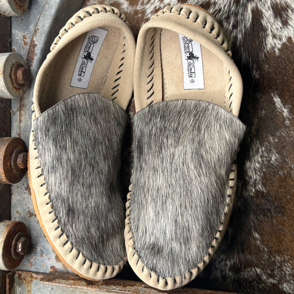 Cowhide Mules (Size 9)