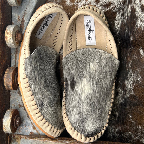 Cowhide Mules (Size 9)