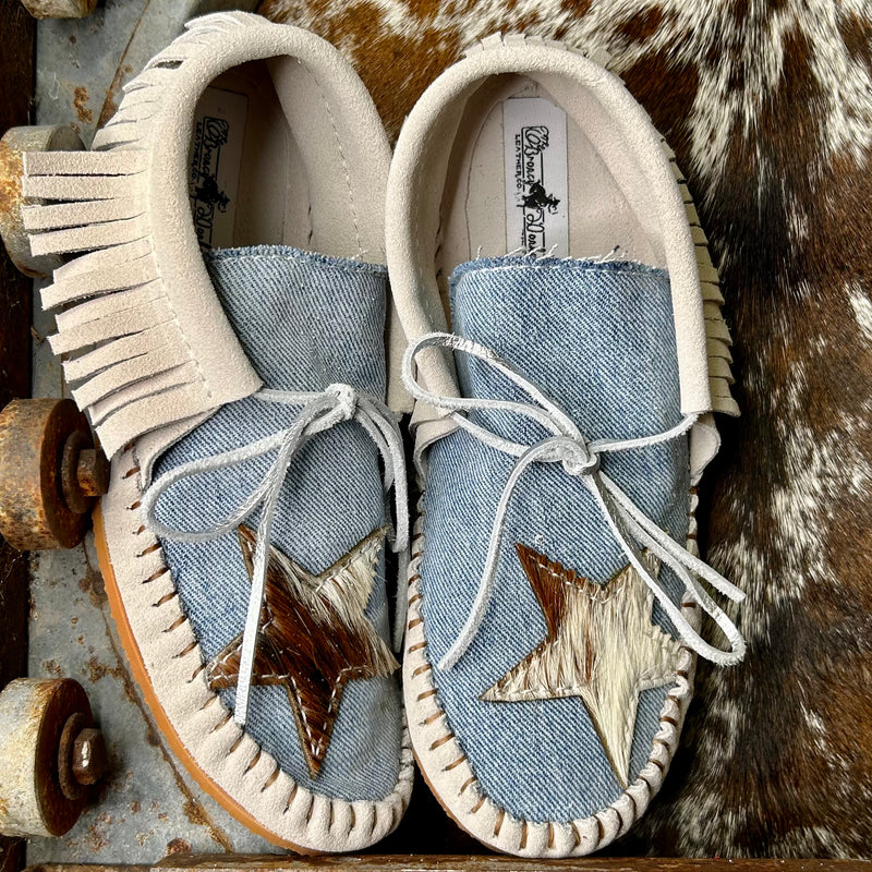Cowhide Star Shorties (Size 6)