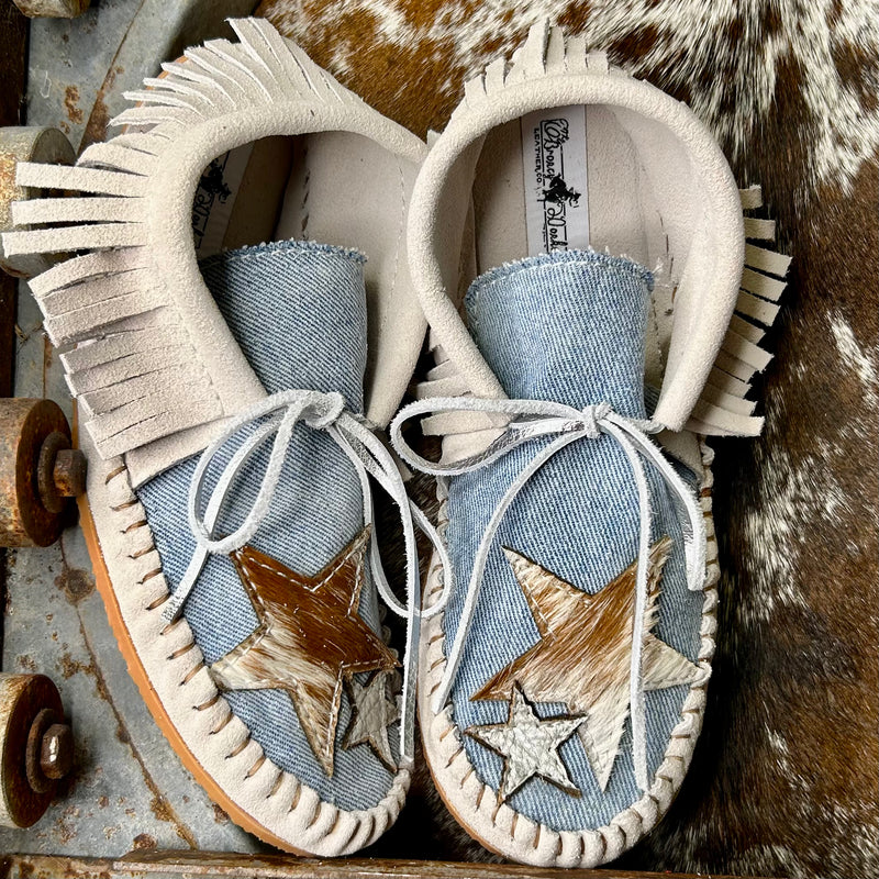 Cowhide Star Shorties (Size 7)