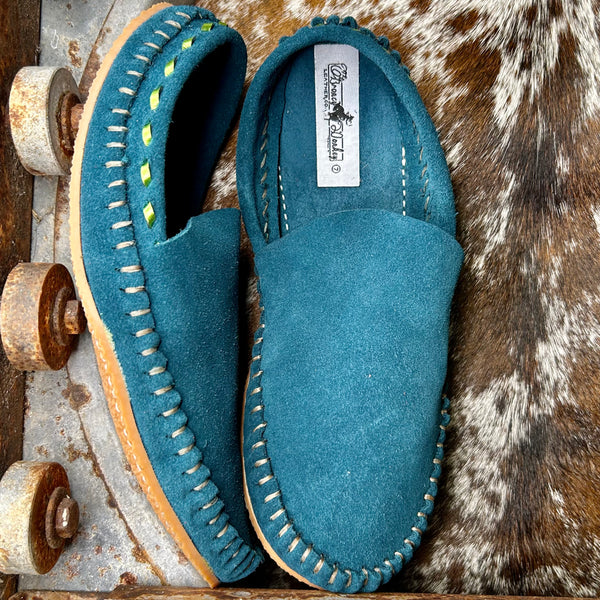 Buckstitch Mules (Size 9)