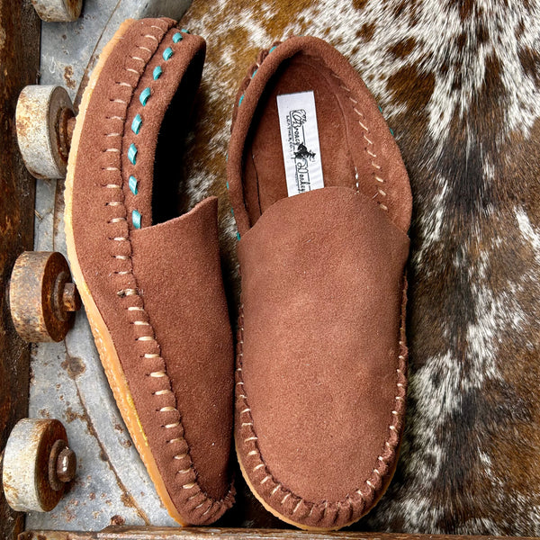 Buckstitch Mules (Size 7)