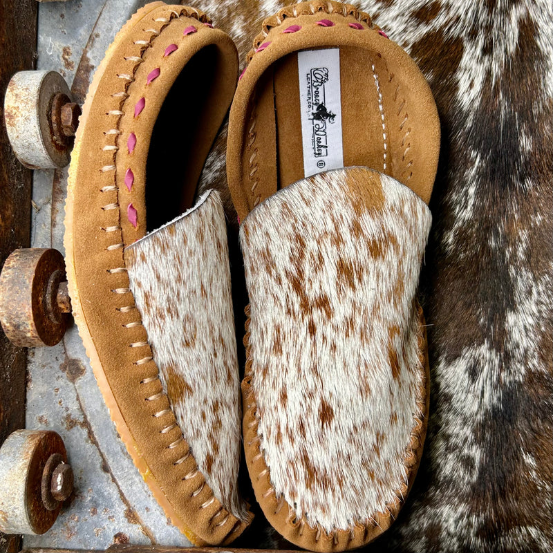 Buckstitch Mules (Size 8)