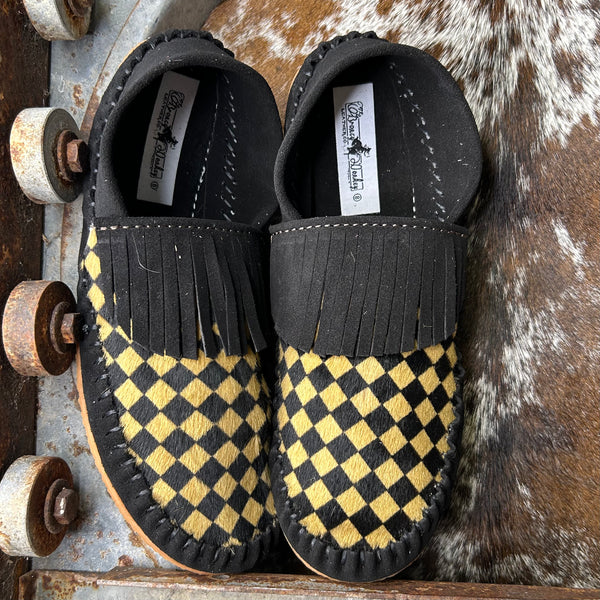 Checkered Fringe Dayworker (Size 8/ Emiy)