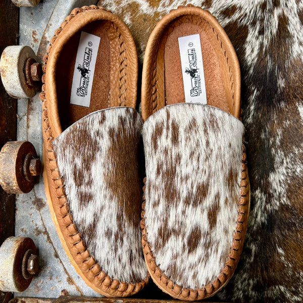Cowhide Mules (Size 7)
