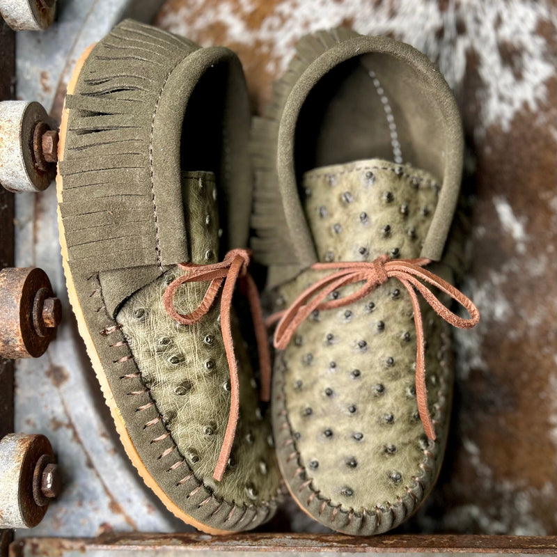 Ostrich shorties (size 6)