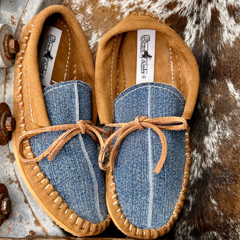 Denim Muleys (Size 6)