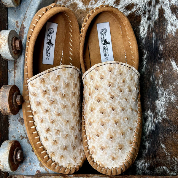 Ostrich Mules (Size 7)