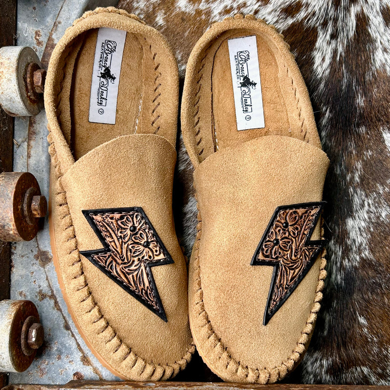 Lighting Bolt Mules (Size 8)