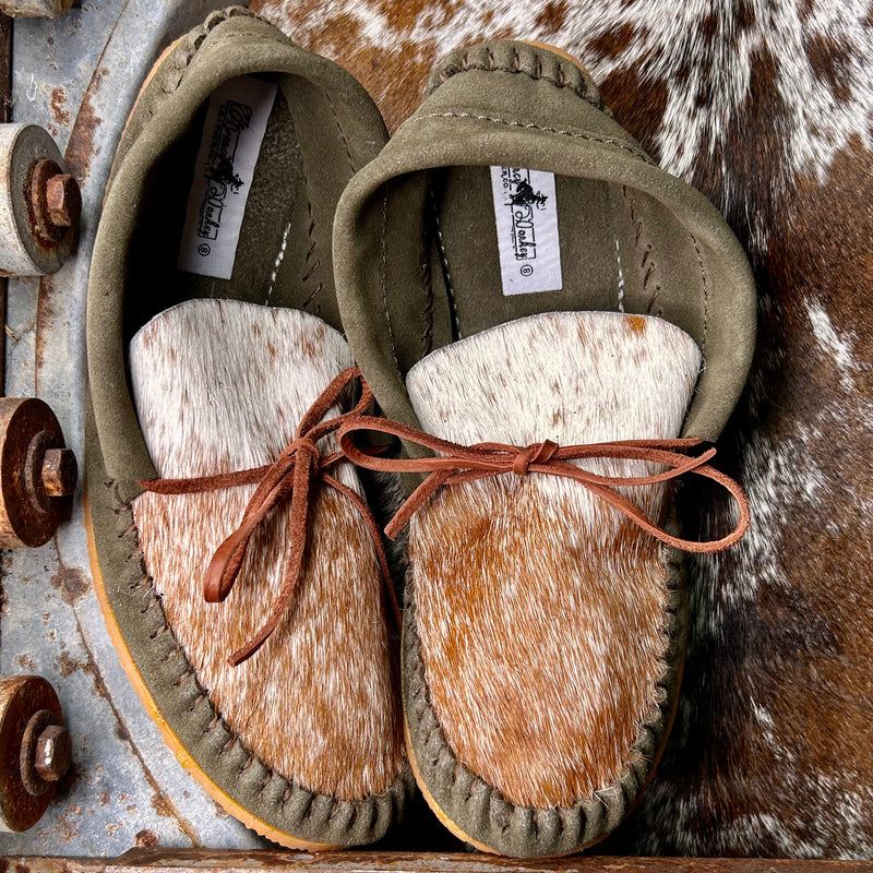 Cowhide Muleys (Size 8)