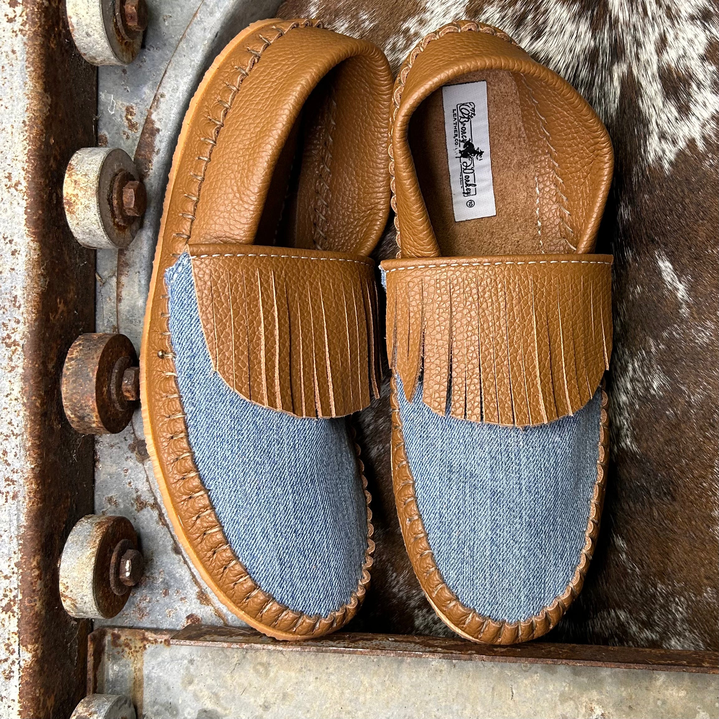 Denim Fringe Dayworker (Yeny) (size 10)