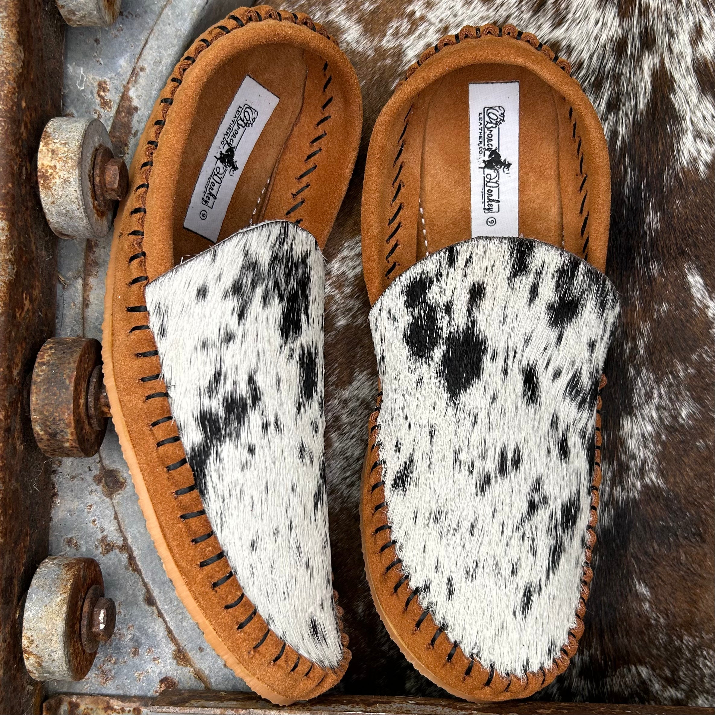 Cowhide Mule (size 9)