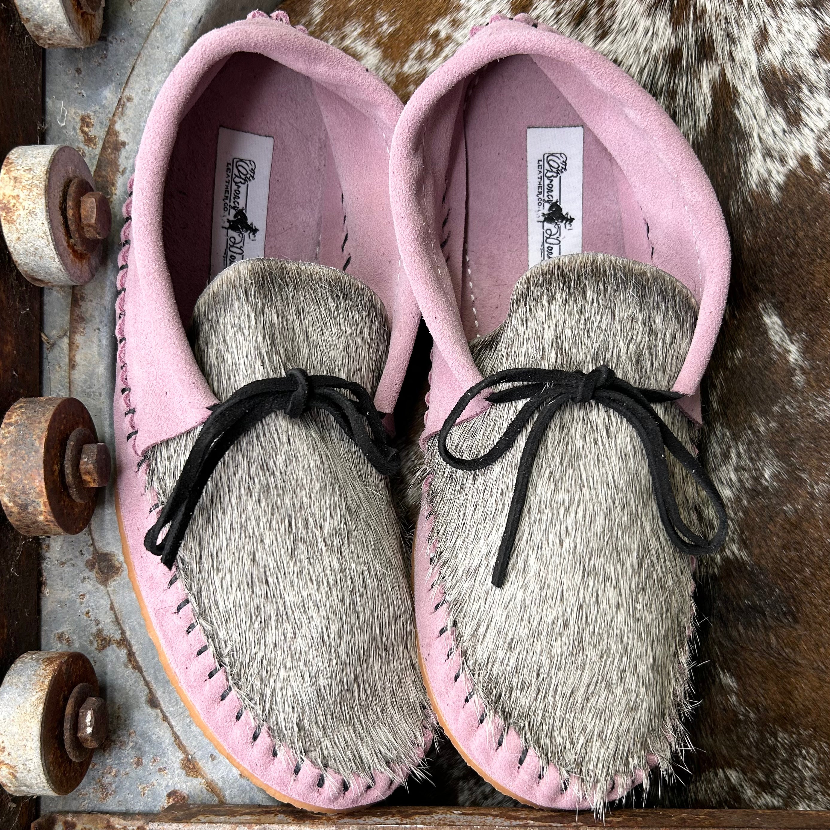 Cowhide Muleys (Size 9)