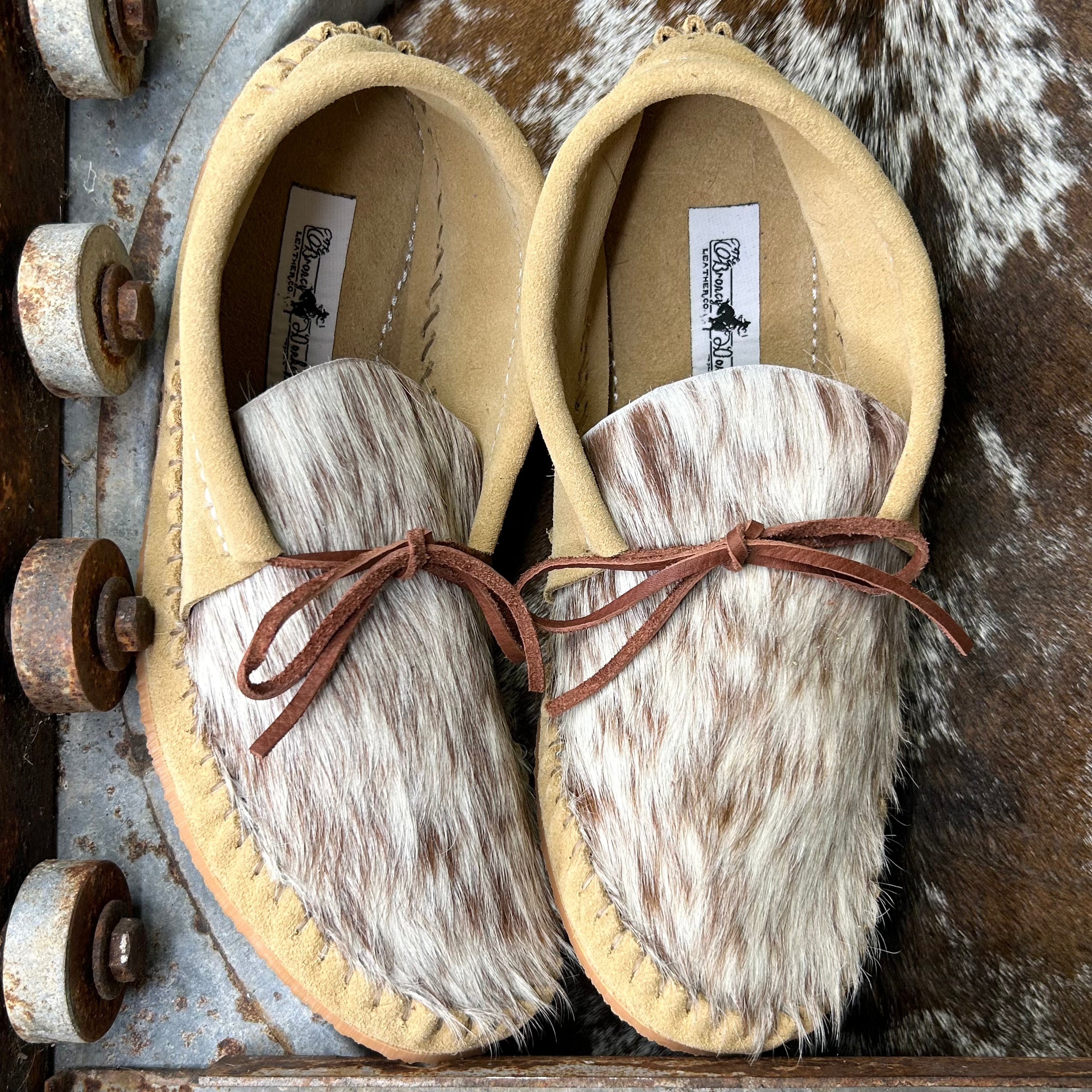 Cowhide Muleys (Size 10)