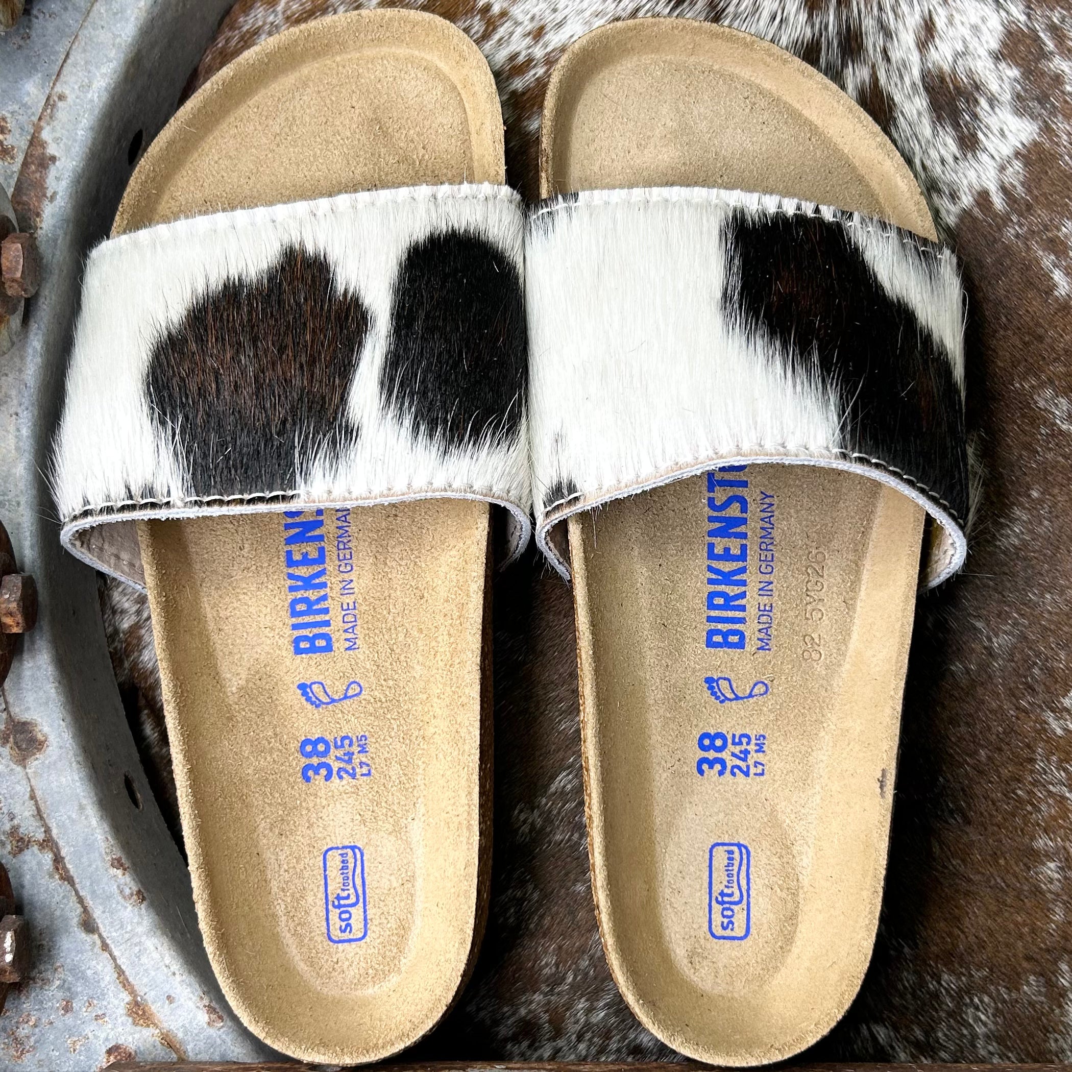Cowhide Rancheras (Size 38)