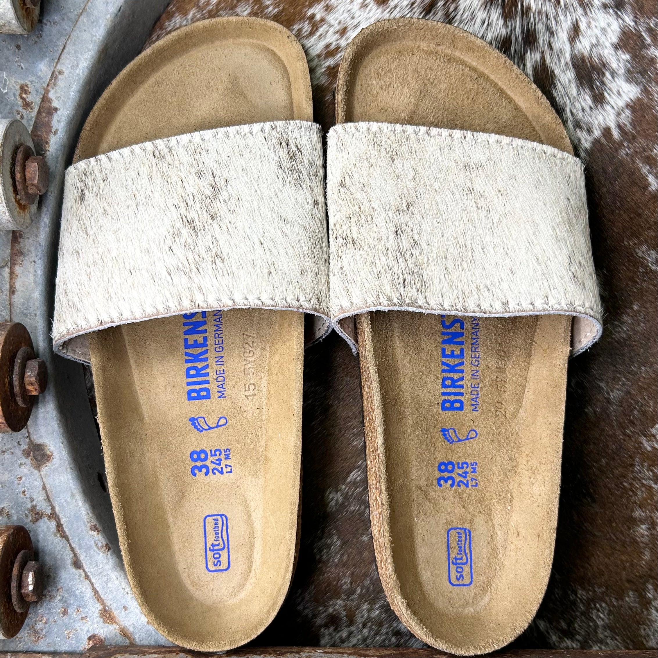 Cowhide Rancheras (Size 38)