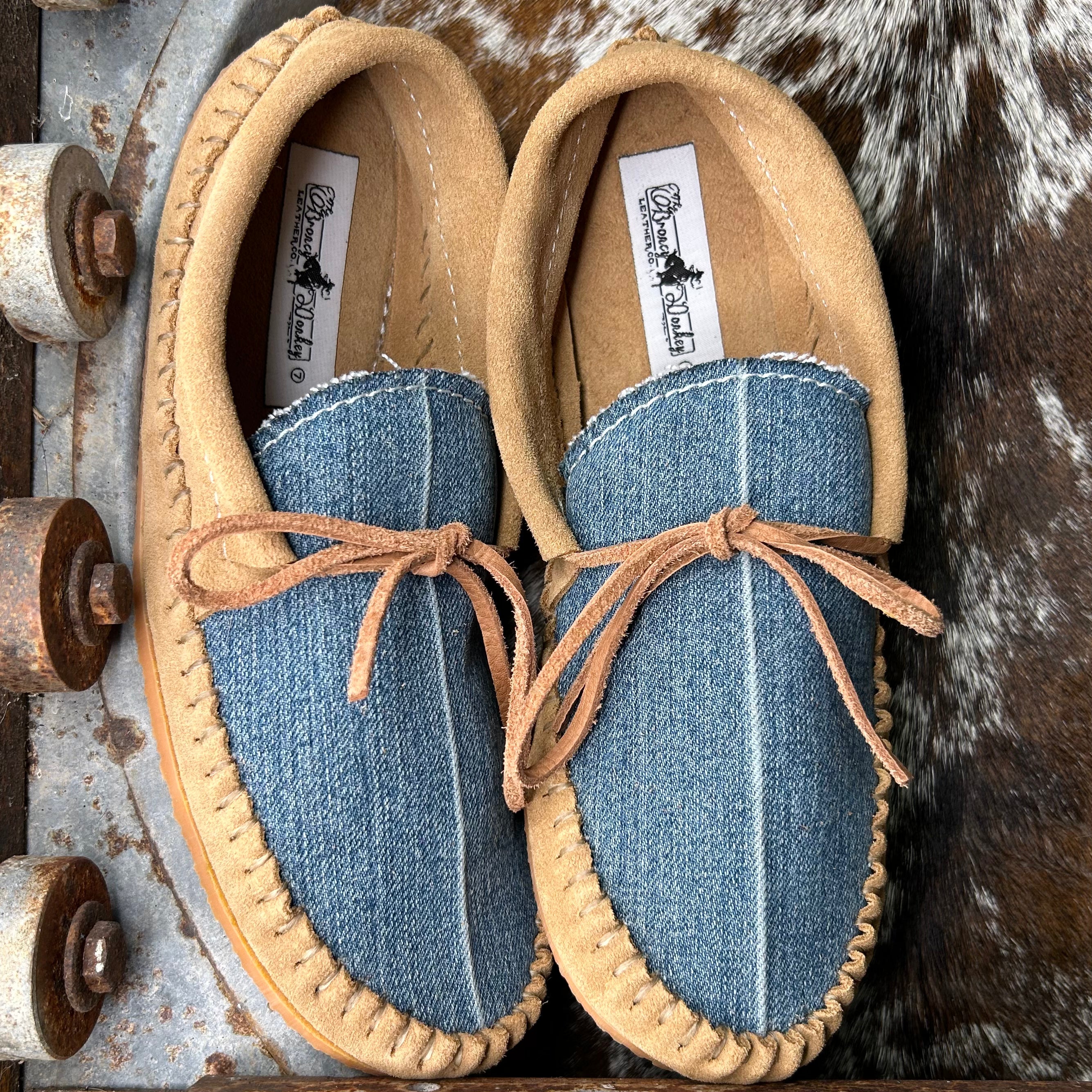 Denim Muleys (Size 7)