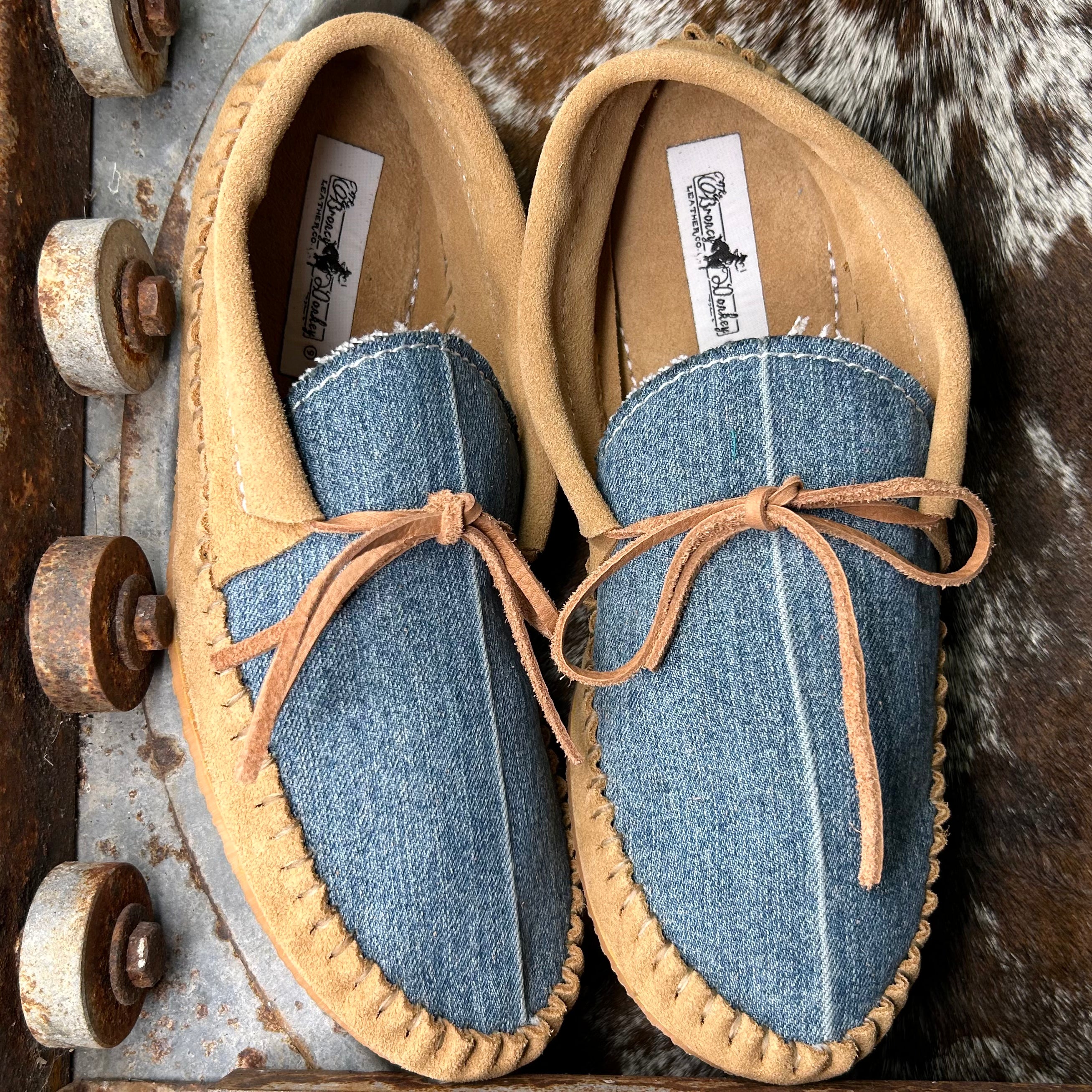 Denim Muleys (Size 9)