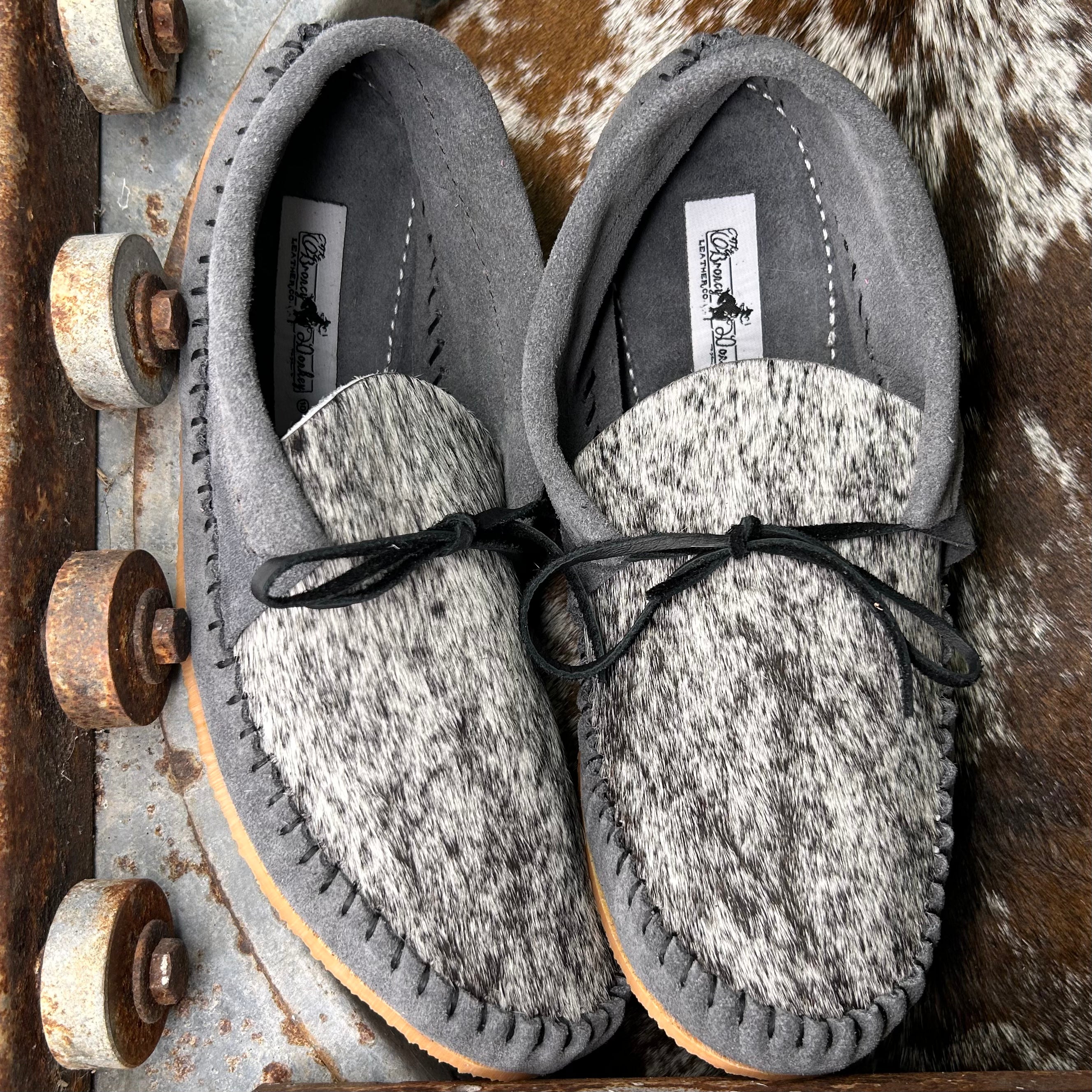 Cowhide Muleys (Size 10)