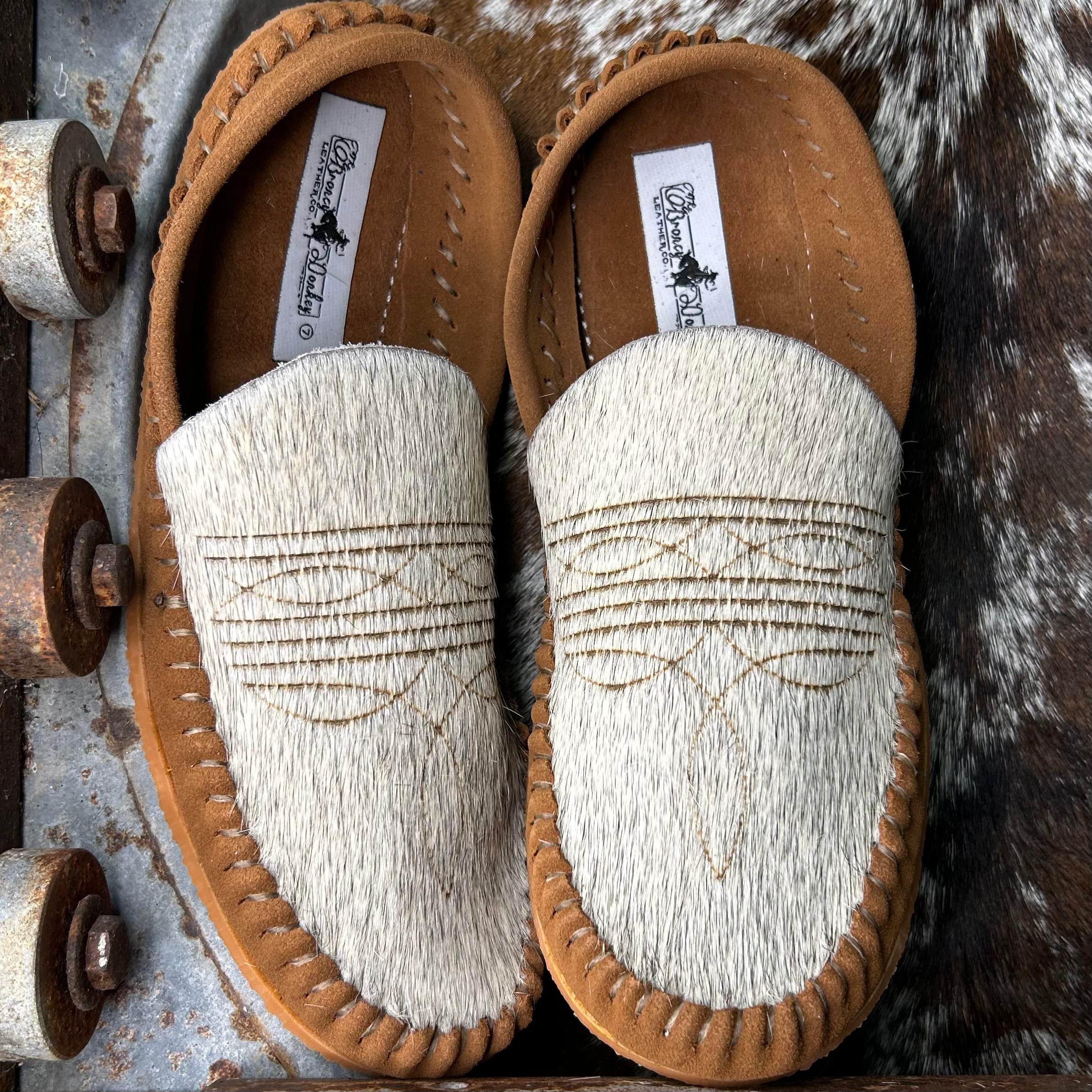 Branded Bootstitch Mules (Size 7)
