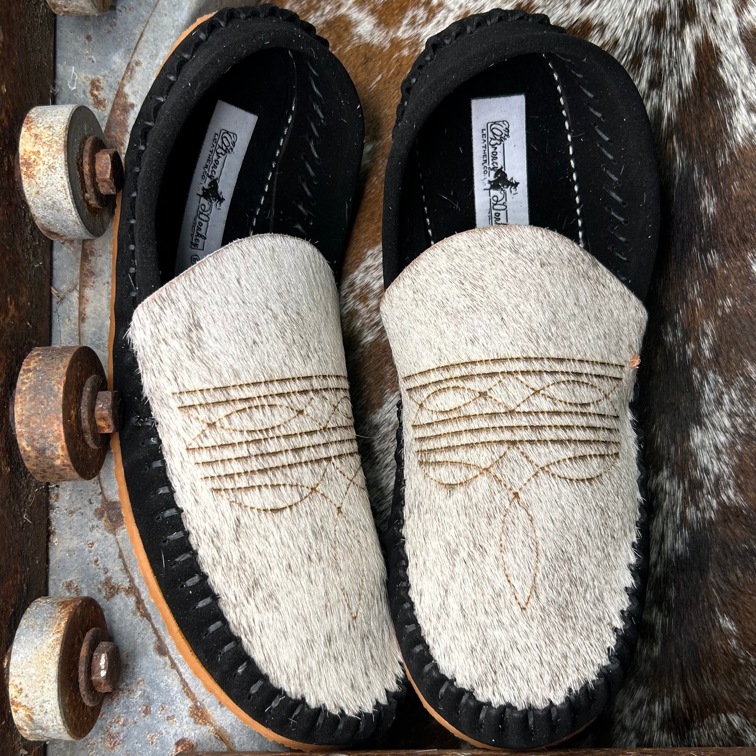 Branded Bootstitch Mules (Size 8)