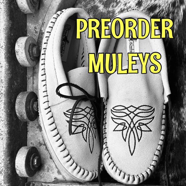 PREORDER BOOTSTITCH MULEYS (READ DESCRIPTION PLEASE)