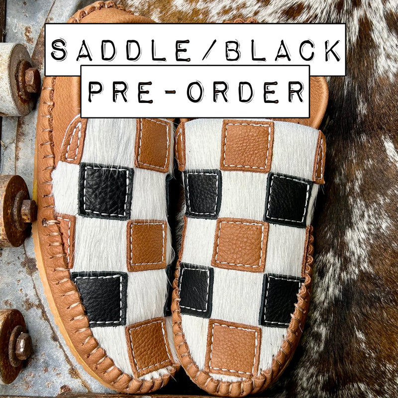 SADDLE/BLACK PREORDER (PLEASE READ DESCRIPTION!)