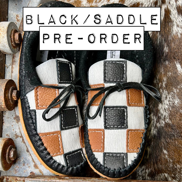 BLACK/SADDLE PREORDER (PLEASE READ DESCRIPTION!)