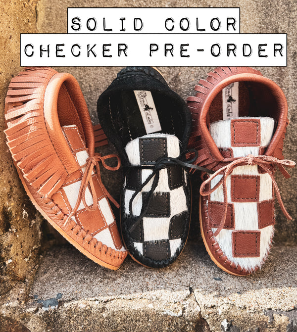 SOLID COLOR CHECKER PREORDER (PLEASE READ DESCRIPTION!)