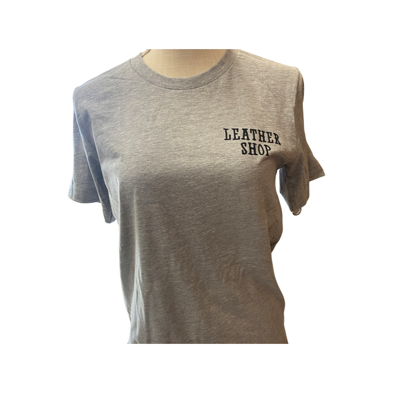 Leather shop tee