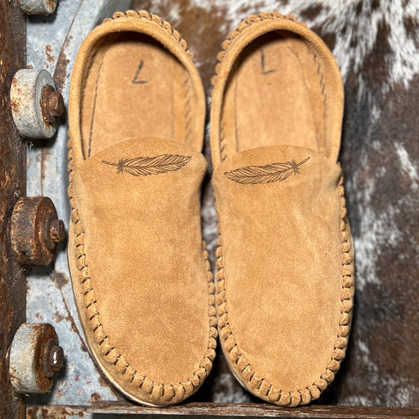 Branded feather mule (size 11)
